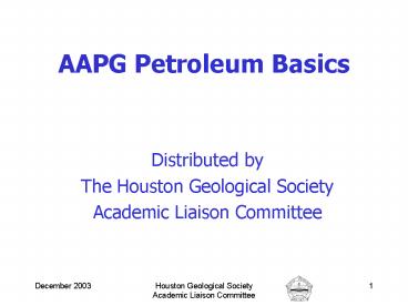 Houston Geological Society