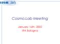Cosmo'Lab Meeting PowerPoint PPT Presentation