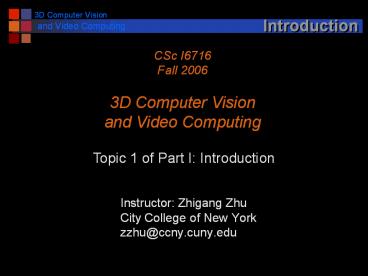 Instructor:%20Zhigang%20Zhu