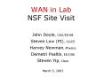 WAN in Lab NSF Site Visit PowerPoint PPT Presentation