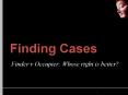 Finding Cases PowerPoint PPT Presentation