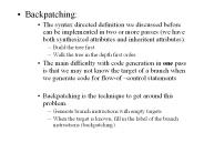 Backpatching: