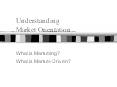 Understanding Market Orientation PowerPoint PPT Presentation