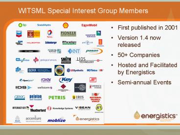 WITSML Special Interest Group Members