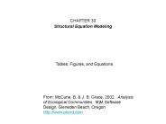 Structural Equation Modeling