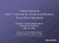 Transit%20Security:%20%20Best%20Practices%20for%20Small%20and%20Medium%20Sized%20Bus%20Operators PowerPoint PPT Presentation