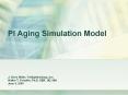 PI Aging Simulation Model PowerPoint PPT Presentation