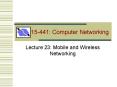 15-441: Computer Networking PowerPoint PPT Presentation