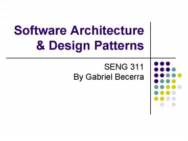 Software Architecture