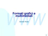 Formati grafici e multimediali