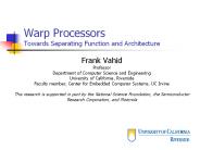 Warp%20Processors%20Towards%20Separating%20Function%20and%20Architecture
