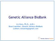 Genetic Alliance BioBank