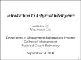 Introduction to Artificial Intelligence PowerPoint PPT Presentation