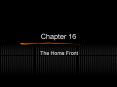 The Home Front PowerPoint PPT Presentation
