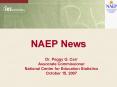 NAEP News PowerPoint PPT Presentation