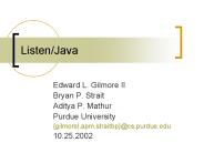 Listen/Java