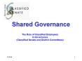 Shared Governance PowerPoint PPT Presentation