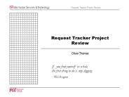 Request Tracker Project Review