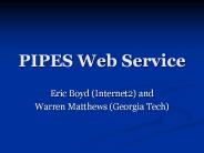 PIPES Web Service