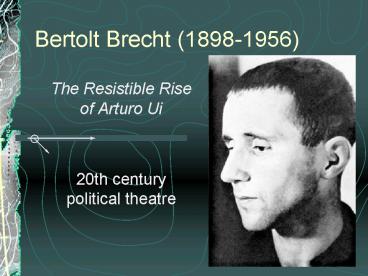 Bertolt Brecht 18981956