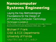 Nanocomputer Systems Engineering