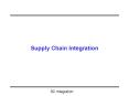 Supply Chain Integration PowerPoint PPT Presentation