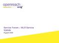 Service Forum WLR Service Update PowerPoint PPT Presentation