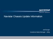 Navistar Chassis Update Information