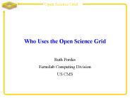 Who Uses the Open Science Grid