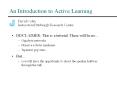 An Introduction to Active Learning PowerPoint PPT Presentation