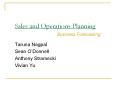 Sales and Operations Planning PowerPoint PPT Presentation