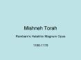 ???? ???? Mishneh Torah PowerPoint PPT Presentation
