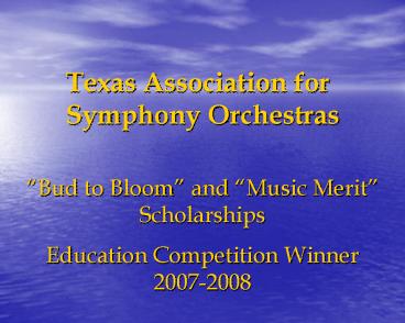 Texas Association for Symphony Orchestras