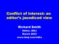 Conflict of interest: an editor PowerPoint PPT Presentation