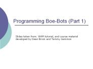 Programming Boe-Bots (Part 1)