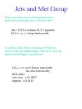 Jets and Met Group PowerPoint PPT Presentation