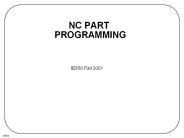 NC PART PROGRAMMING