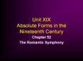 Unit XIX Absolute Forms in the Nineteenth Century PowerPoint PPT Presentation