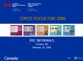 CIPOS FOCUS FOR 2006 PowerPoint PPT Presentation