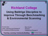 Building a Culture of Evidence for Quality Enhancement