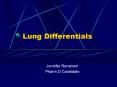 Lung Differentials PowerPoint PPT Presentation