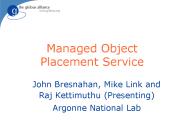 Managed Object Placement Service