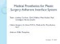 Medical Prosthetics for Plastic Surgery-Adherent Interface System PowerPoint PPT Presentation