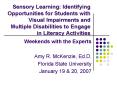 Sensory Learning: Identifying Opportunities for Students with Visual Impairments and Multiple Disabi PowerPoint PPT Presentation