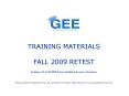 TRAINING MATERIALS PowerPoint PPT Presentation