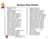 Boolean Data Lesson