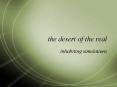 the desert of the real PowerPoint PPT Presentation