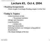 Lecture