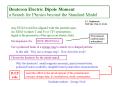 Deuteron Electric Dipole Moment PowerPoint PPT Presentation