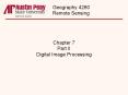 Chapter 7 Part II Digital Image Processing PowerPoint PPT Presentation
